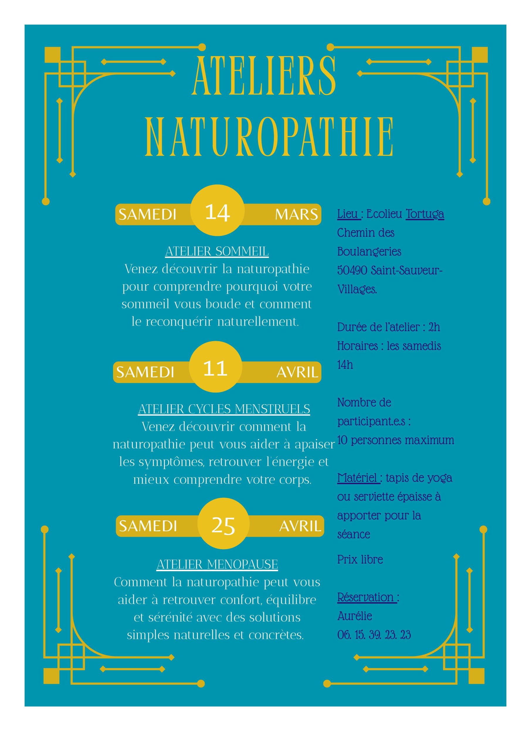 Flyers naturopathie cycle Flyers naturopathie cycle